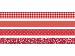 Heyda Washi Tape Colour Code Red Rot, Detailfarbe: Rot