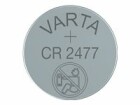 Varta Knopfzelle CR2477 1 Stück, Batterietyp: Knopfzelle