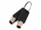 DICOTA Ultra Slim V2 - Cable lock master key - black (pack of 2