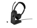 Jabra Headset Evolve2 55 Duo MS, USB-C, inkl. Ladestation