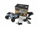 Amewi Monster Truck Hyper GO Brushless 4WD, Blau/Weiss, 1:16