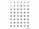 Herma Stickers Zahlensticker Zahlenserien 1-240, 12, 5 Blatt, Motiv
