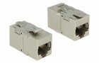 DeLock Keystone-Modul RJ-45 - RJ-45, Cat.6A geschirmt, 1 Stück