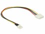 DeLock Stromkabel Floppy 4Pin - Molex 30 cm, Kabeltyp