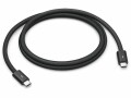 Apple Thunderbolt 4 Pro Kabel 1 m, Schwarz, Kabeltyp