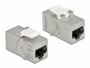 DeLock Keystone-Modul RJ45 - RJ45, Cat.6A geschirmt, 1 Stück