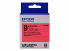 Epson LabelWorks LK-3RBP - Schwarz auf rot - Rolle