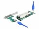 DeLock PCI-E Riser Karte x1 zu 2x PCI 32