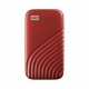 Western Digital Externe SSD My Passport 1000 GB, Rot, Stromversorgung