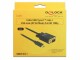 DeLock USB-C - VGA Kabel, 2m, schwarz Typ: