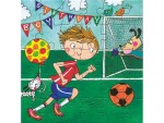 Rachel Ellen Glückwunschkarte Fussball 16.5 x 16.5 cm, Papierformat