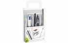 BIC Kugelschreiber Silver Kit 8-teilig, Verpackungseinheit: 1