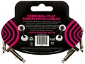 Ernie Ball Patch-Kabel 6220 Flat Ribbon 3er Pack – 0.076