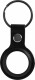 DELTACO   Apple AirTag case, keychain - MCASETAG1 vegan leather, black
