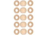lalana Holzperlen Hölzerne Perlen 15 mm, 15 Stück, Material