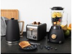 FURBER Wasserkocher, Standmixer und Toaster Set Chaplin Schwarz