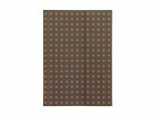 PaperOh Notizbuch Quadro B6, Liniert, Grau mit orangen Quadraten