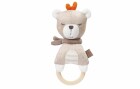 fehn Greifling Holz Teddy Natur, Material: Baumwoll-Musselin