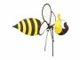 Invento-HQ Windspiel Spin Bee, Motiv: Tiere, Detailfarbe: Gelb, Weiss