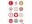 Bild 0 Herma Stickers Adventskalender-Zahlen Sticker Rot/Gold, 2 Blatt, Motive