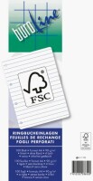 BÜROLINE Ringbucheinlagen FSC A4 611103 liniert 100 Stück