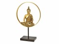 G. Wurm Dekofigur Buddha im Ring Gold, Eigenschaften: Keine