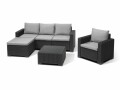 AlliBERT Loungeset Moorea anthrazit, Material: Polypropylen (PP), Set