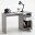 Bild 4 FMD Schreibtisch mit 1 Schublade 123×50×76,5 cm Betongrau und Weiß