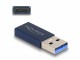 Bild 1 DeLock USB-Adapter 3.2 Gen 2 (10 Gbps) USB-A Stecker