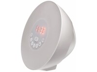 TFA Dostmann Digitalwecker Wake up Light Weiss, Ausstattung: Zeit