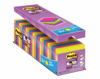 POST-IT Super Sticky Notes 76x76mm 654SE24 24 Farben 24