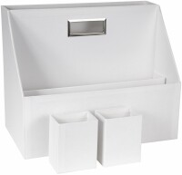 BIGSO BOX OF SWEDEN Pultorganisator 15753700 Hurry weiss 34.5x28x19.5, Kein