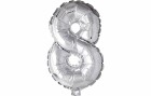 Creativ Company Folienballon 8 Silber, Packungsgrösse: 1 Stück, Grösse