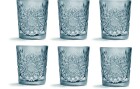 onis Gin Glas Hobstar 350 ml, 6 Stück, Blau