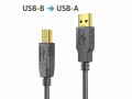 PureLink USB2.0-Kabel Typ A-B: 5 Meter, Kabeltyp: Daten