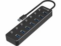 Sandberg - Hub - 7 x SuperSpeed USB 3.0 - Desktop