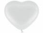 Belbal Luftballon Herz Weiss, Ø 28 cm, 25 Stück