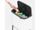 Brabantia Recyclingbehälter Bo Touch Bin 36 l, Weiss, Material