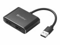 Sandberg USB to 2xHDMI Link