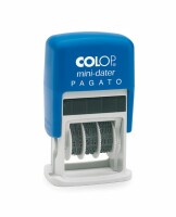 COLOP     COLOP Datumstempel Pagato S160L1/I 4mm Italienisch, Kein