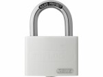 Abus Vorhängeschloss T65AL/40 Weiss Aluminium, Schlossart