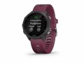 GARMIN GPS-Sportuhr Forerunner 245 Schwarz/Bordeaux, Touchscreen