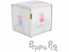 roba Kinderhocker Peppa Pig in Würfelform, Detailfarbe: Beige