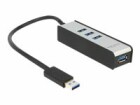 DeLock USB-Hub 62534 USB 3.0 - 4x Typ-A, Stromversorgung