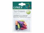 Linex Ersatzradiergummi 10 Stück, Mehrfarbig, Detailfarbe