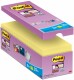 POST-IT Super Sticky Notes - 654-P16SS 76x76mmgelb 16x90Bl