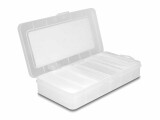 DeLock Schrumpfschlauch 100-teilig Sortimentsbox, transparent