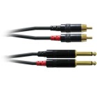 Cordial Audio-Kabel CFU 0.9 PC Cinch - 6,3 mm