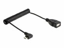 DeLock USB OTG Spiralkabel 28-55cm (On the