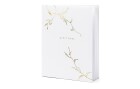 Partydeco Gästebuch Guest Book 20 x 24.5 cm, Gold/Weiss